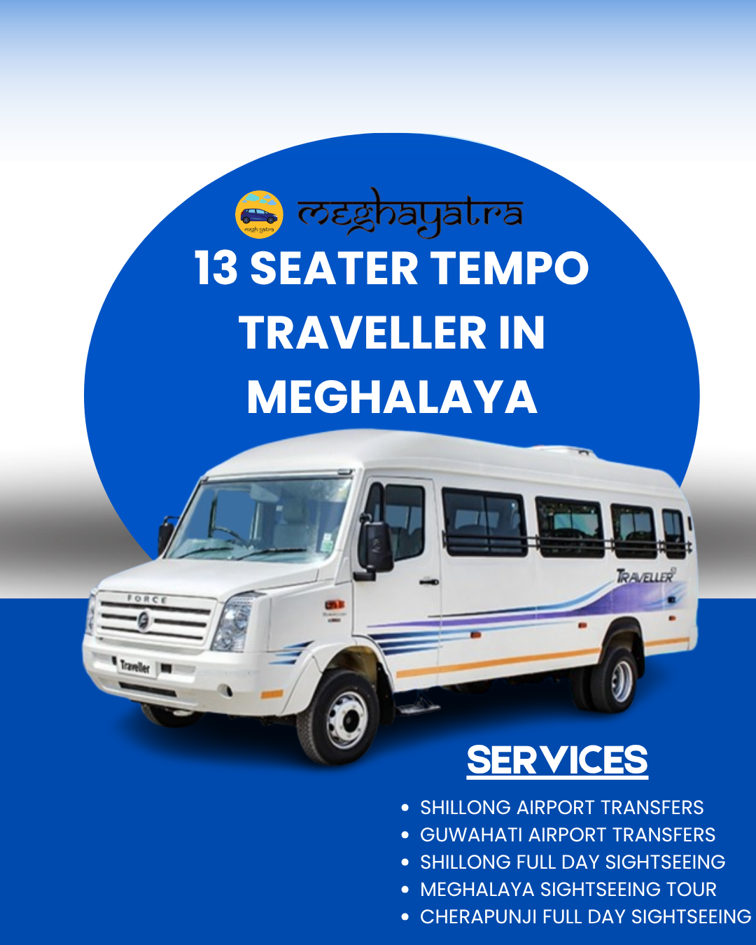 13 Seater Tempo Traveller